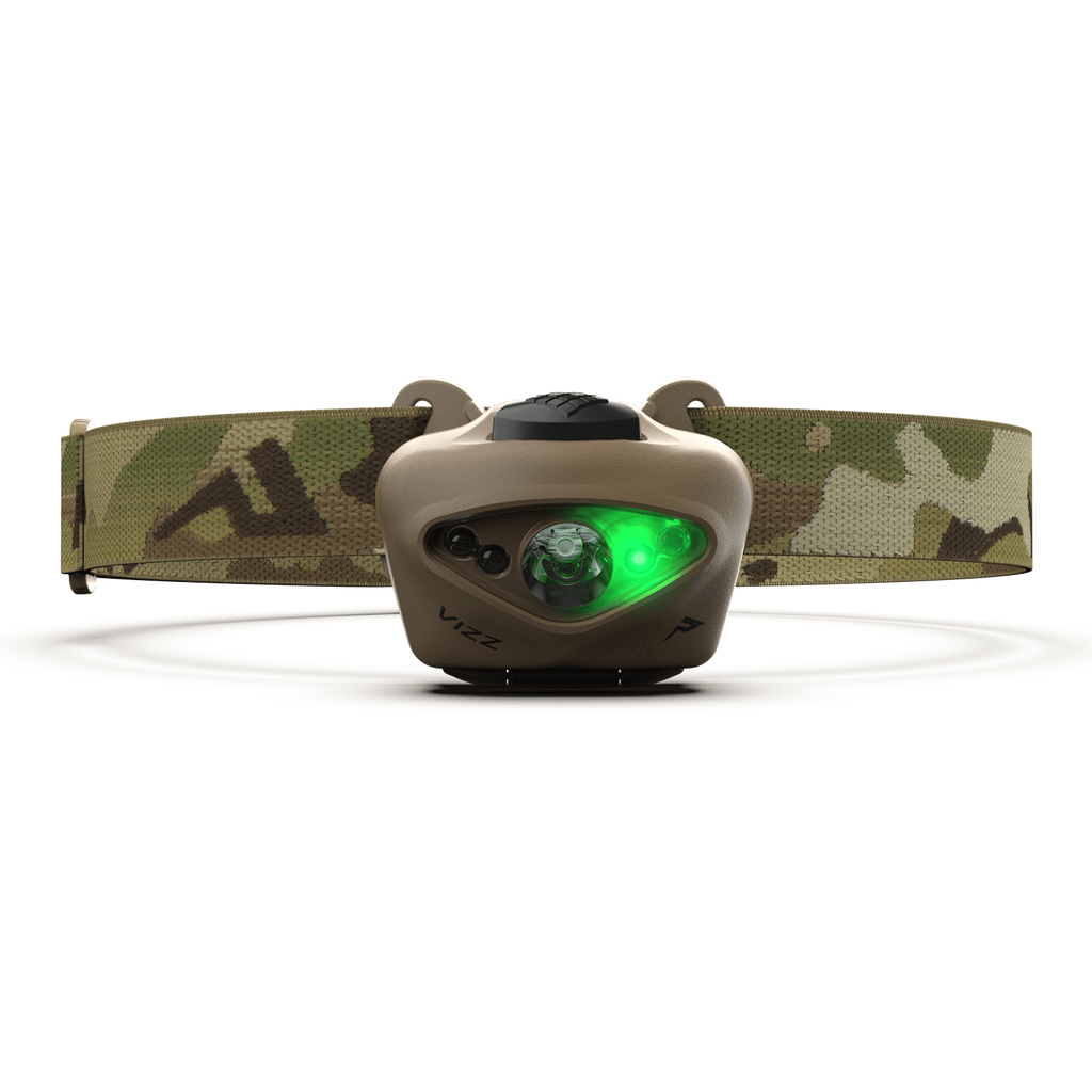 Princeton Tec Vizz Tactical MPLS - 550 Lumens Headlamp - Made in USA