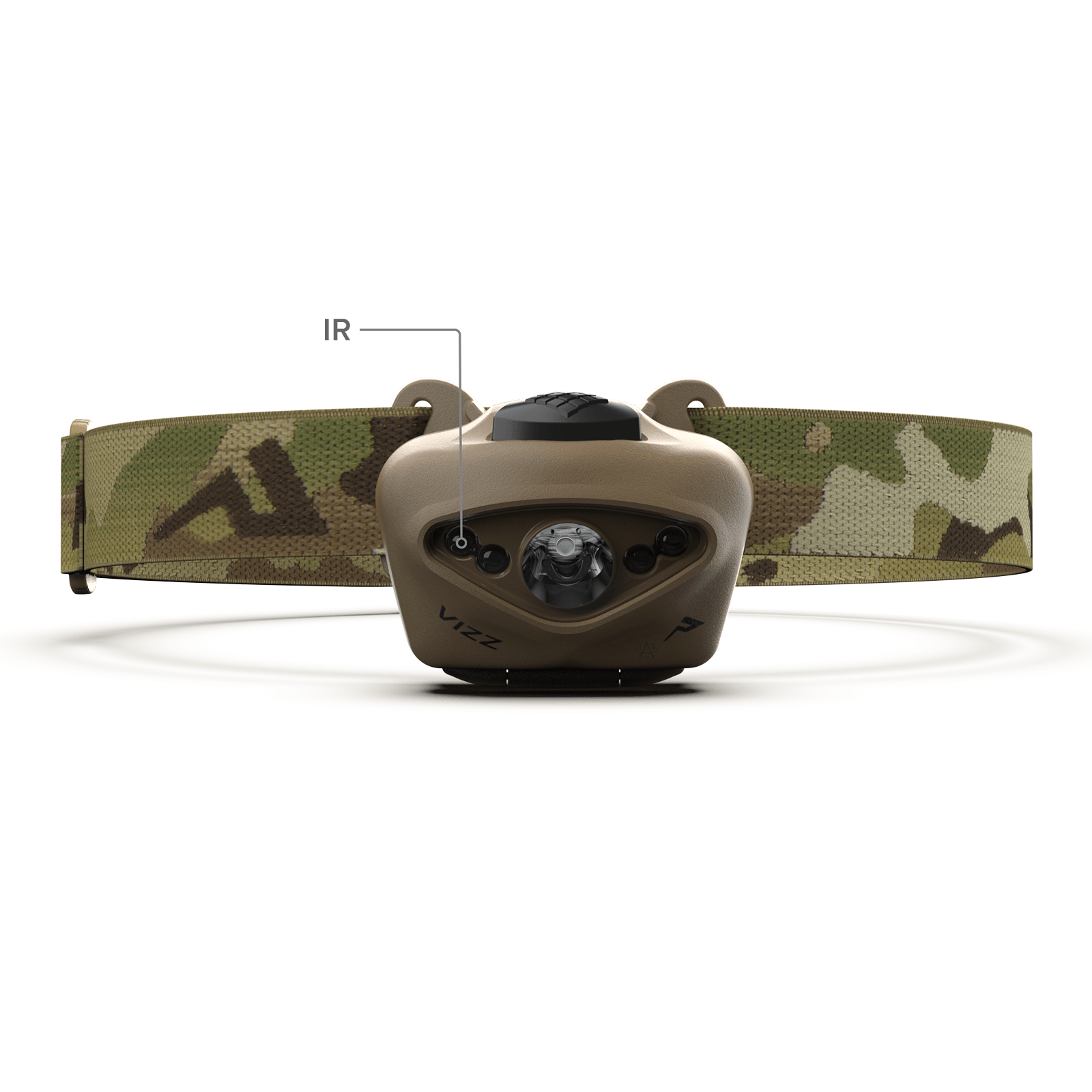 Princeton Tec Vizz Tactical MPLS - 550 Lumens Headlamp - Made in USA