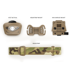 Princeton Tec Vizz Tactical MPLS - 550 Lumens Headlamp - Made in USA