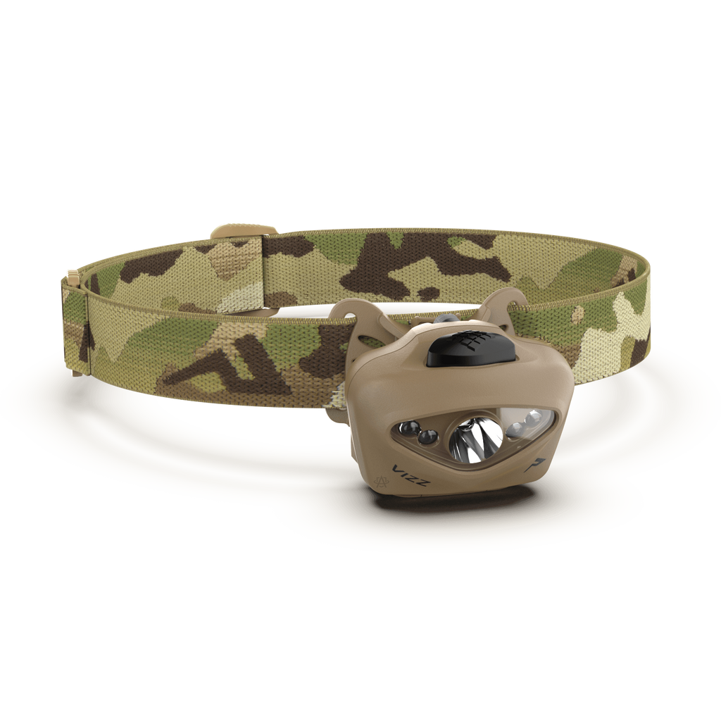 Princeton Tec Vizz Tactical MPLS - 550 Lumens Headlamp - Made in USA