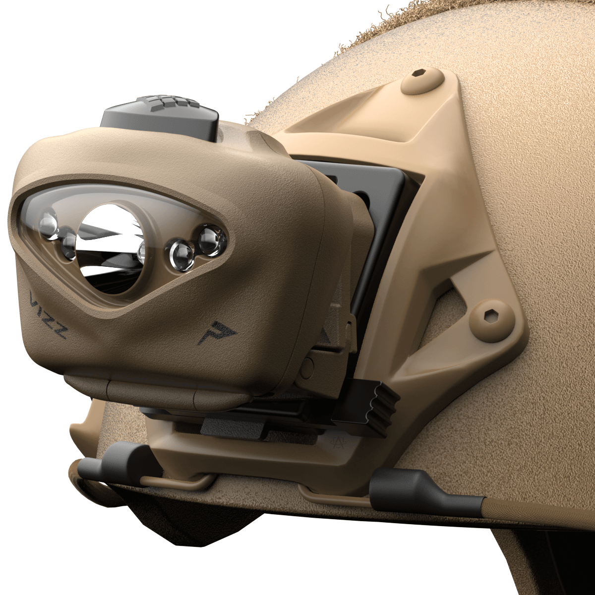 Princeton Tec Vizz Tactical MPLS - 550 Lumens Headlamp - Made in USA