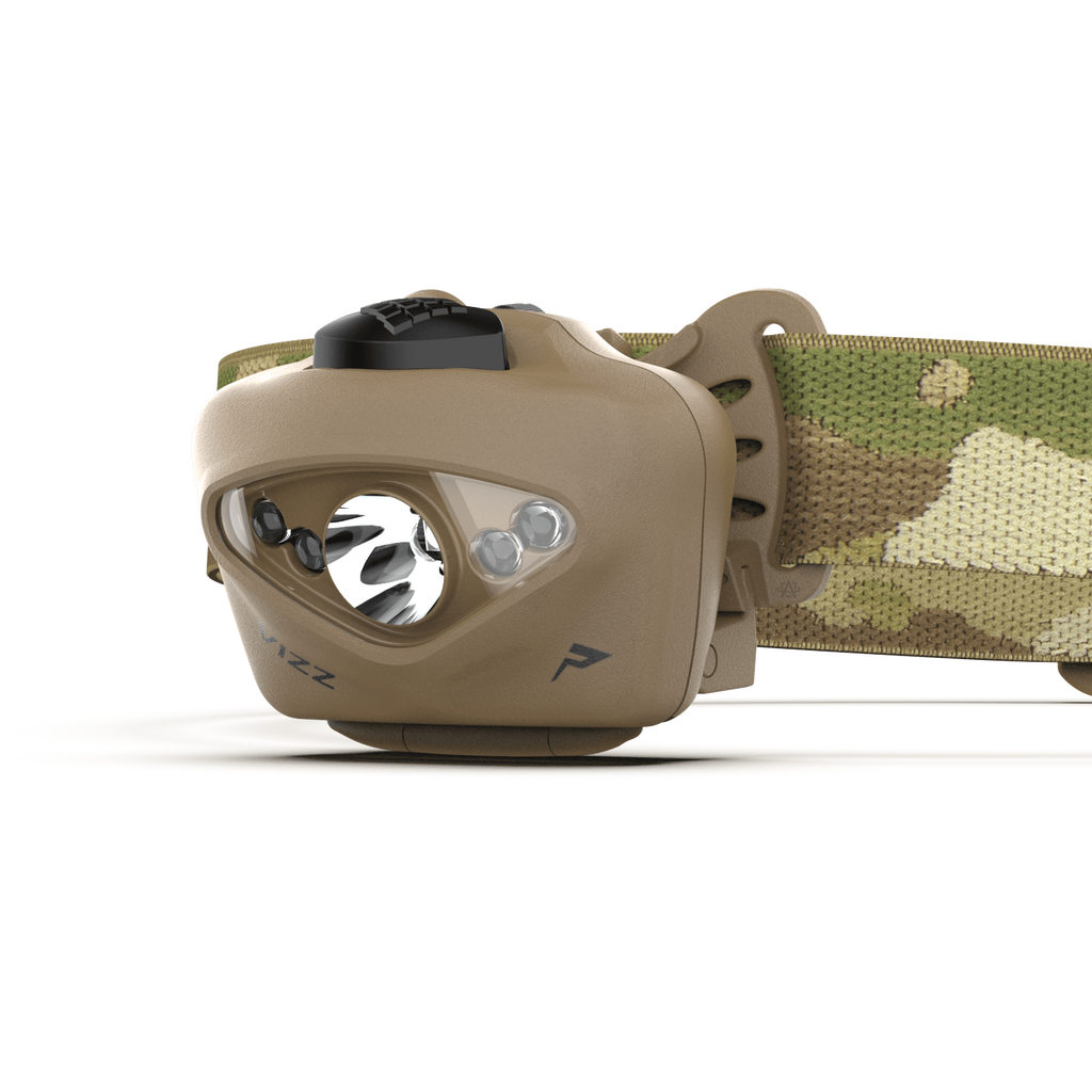 Princeton Tec Vizz Tactical MPLS - 550 Lumens Headlamp - Made in USA