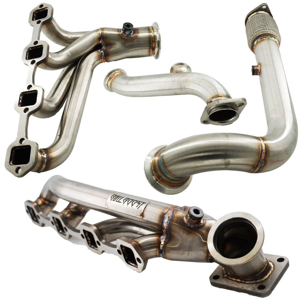 5.0L V8 T4 Turbo Manifold Kit For 1979-1993 Ford Mustang Hot Parts 304ss
