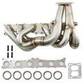 T3 T4 Top Mount Twin Scroll Single Turbo Exhaust Manifold N54 135i 335i 535i Z4