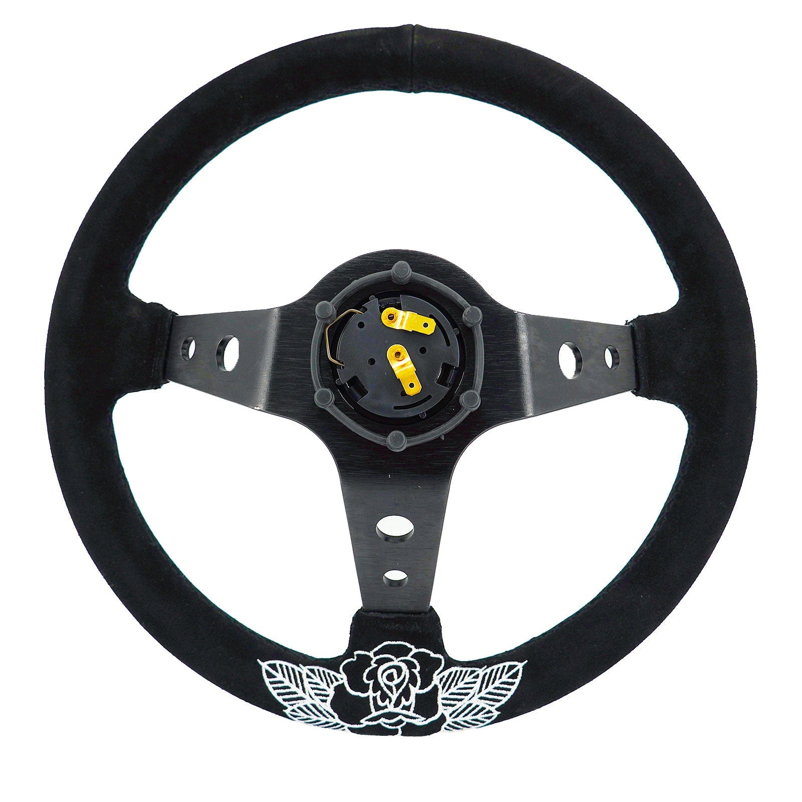 BW Rose Steering Wheel + Hub Adapter Kit For Toyota Pickup, Corolla, 4Runner, MR2, Camry