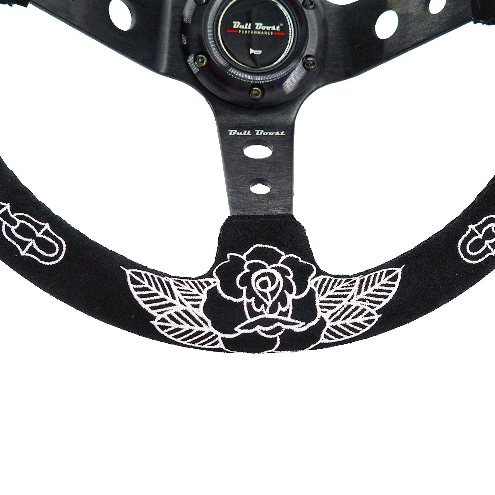 BW Rose 350MM Steering Wheel + Hub Adapter Kit For Subaru Impreza WRX