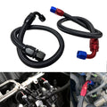 Black Fuel Hose Oil Fuel Gas Line AN6-AN8-AN10 Nylon Braided / BUILD YOUR OWN
