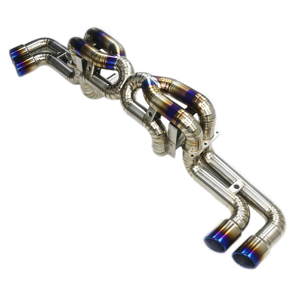 High Flow Titanium Catback Exhaust System for Ferrari 360 Modena Spider F360 3.6L