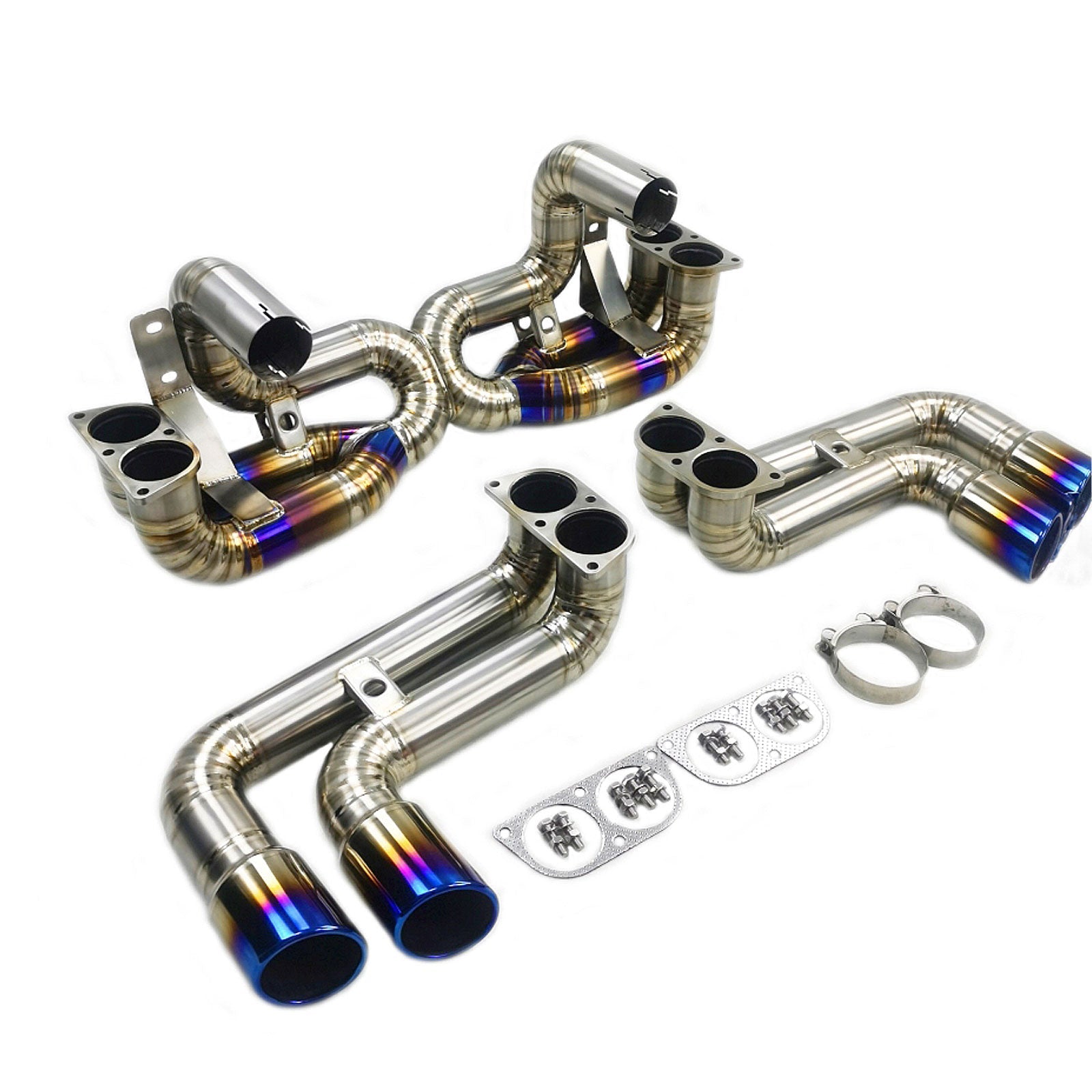 High Flow Titanium Catback Exhaust System for Ferrari 360 Modena Spider F360 3.6L