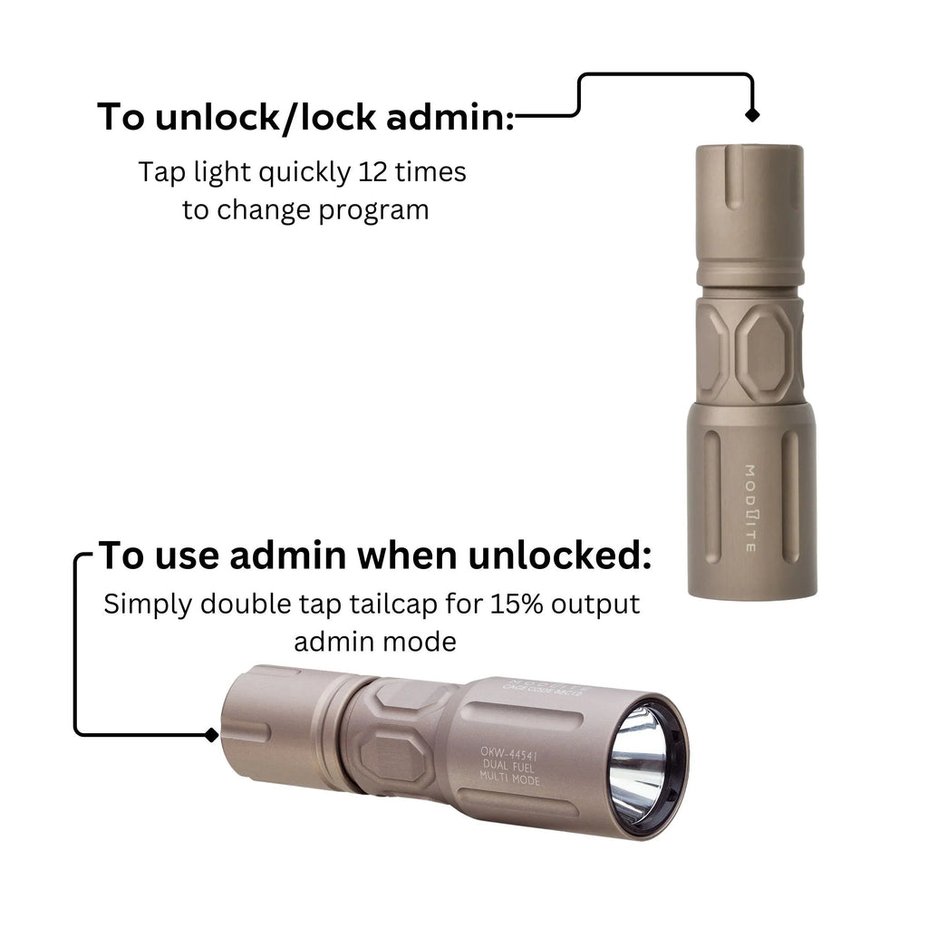 PLH V3 Modlite Light Head -  60,000 Candela - Dual-Fuel & Multi-Mode - Made in the USA