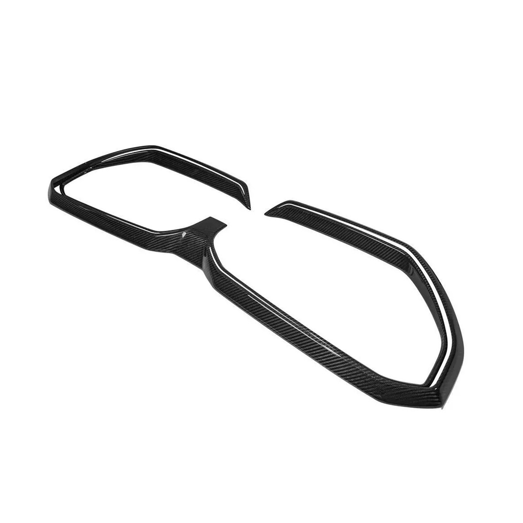 Dry Carbon Fiber Front Grille Cover Garnish for BMW G60 530i G90 M5