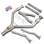 2.5" to 3" Y-Pipe Kit Stainless Steel for 2016-2023 Infiniti Q50 V37 V6 3.0L Twin Turbo