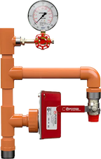 RD13 Residential Riser With Flow Switch And Gauge