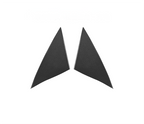 Real Dry Carbon Fiber A-Pillar Accent Overlays for Model 3 / Y