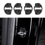 Real Dry Carbon Fiber Door Lock Cover for Tesla Model 3 & Model Y & Model YL