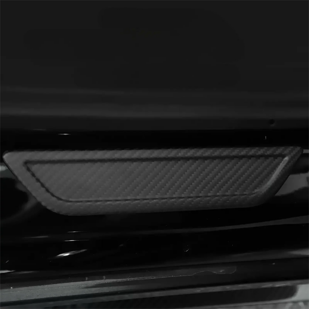 Real Dry Carbon Fiber Door Sill Strip Cover for Model 3 / Y