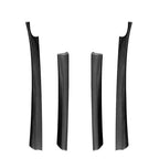 Real Dry Carbon Fiber Upper Door Trim Panel Overlay for Model 3 Highland / Model Y Juniper