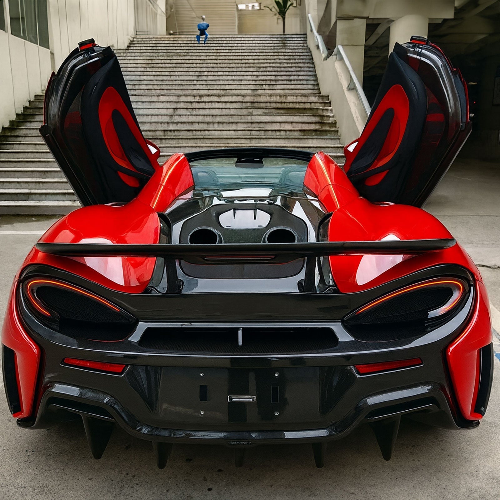 600LT Conversion Carbon Fiber Rear Hood Deck Lid for McLaren 540C 570S 600lt