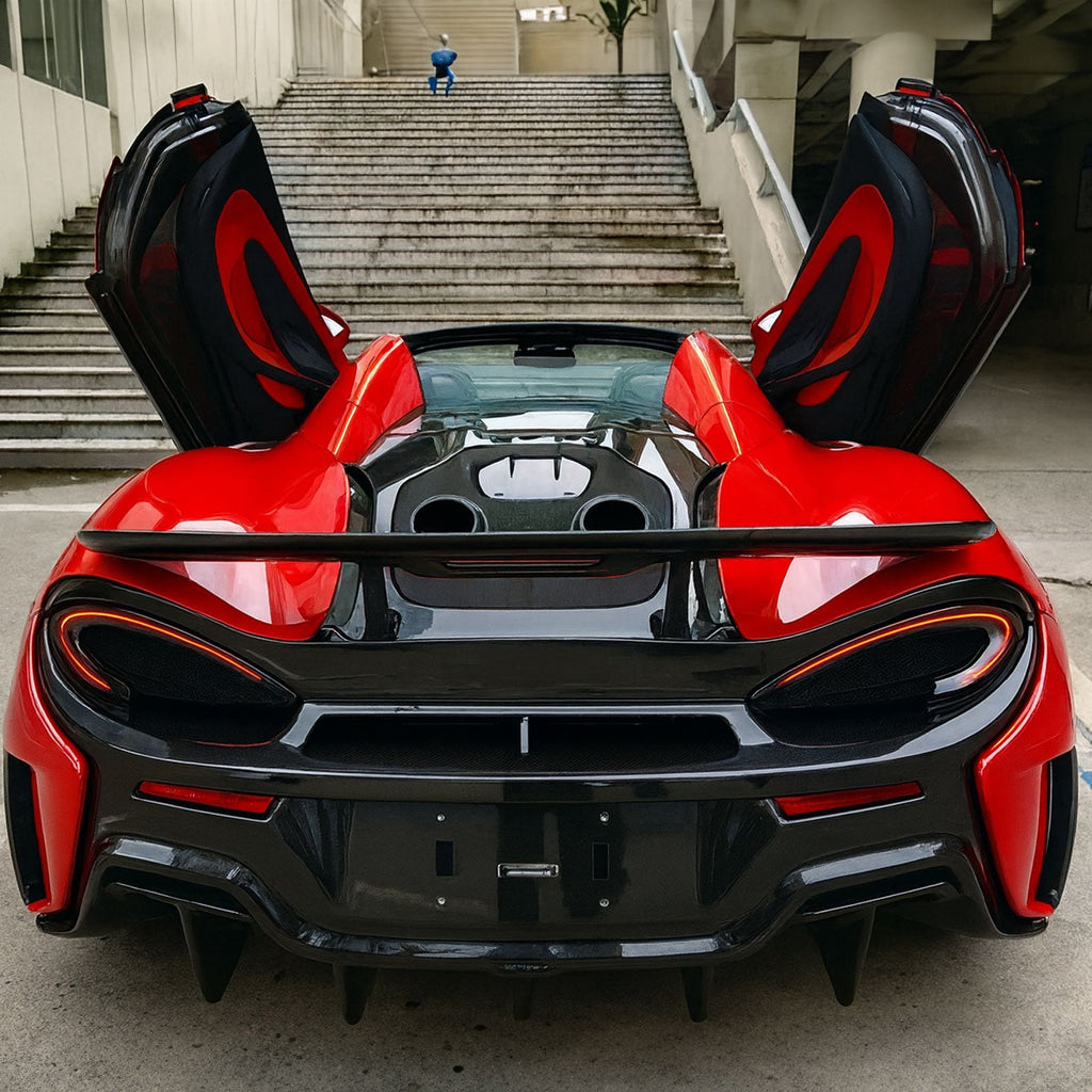 600LT Style Carbon Fiber Rear Spoiler Wing for McLaren 540C 570S 570GT 600LT