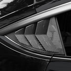 TESERY Rear Side Window Louvers Cover for Model Y | 3 Finishes | 2-Pack