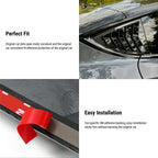 TESERY Rear Side Window Louvers Cover for Model Y | 3 Finishes | 2-Pack