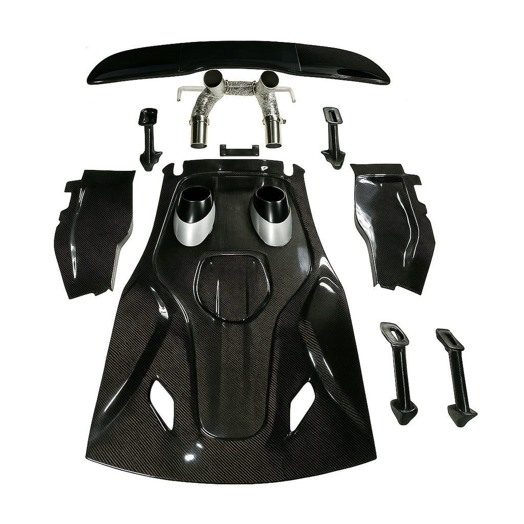 600LT Conversion Carbon Fiber Rear Hood Deck Lid for McLaren 540C 570S 600lt