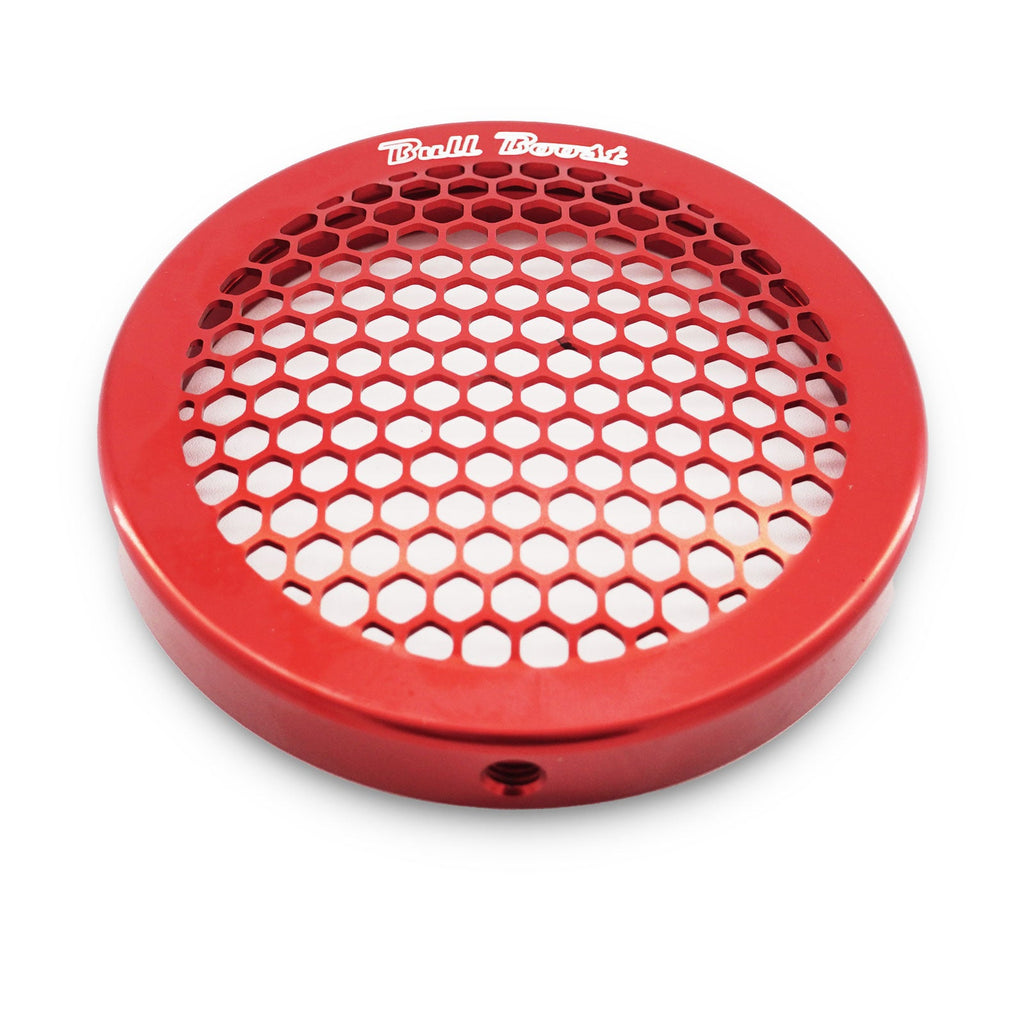 Red Billet 4" Inch Turbo Inlet Guard Velocity Stack Adapter Bellmouth Intake Hex