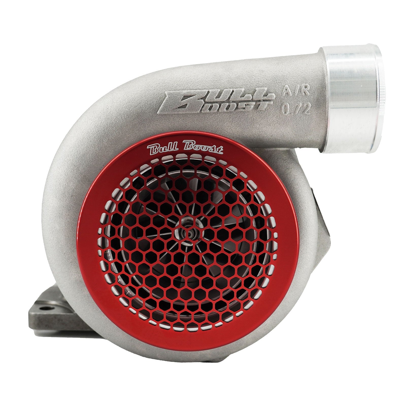 Red Billet 4" Inch Turbo Inlet Guard Velocity Stack Adapter Bellmouth Intake Hex