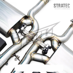 Valved Stainless Steel Performance Exhaust System for Jaguar F‑TYPE 3.0T