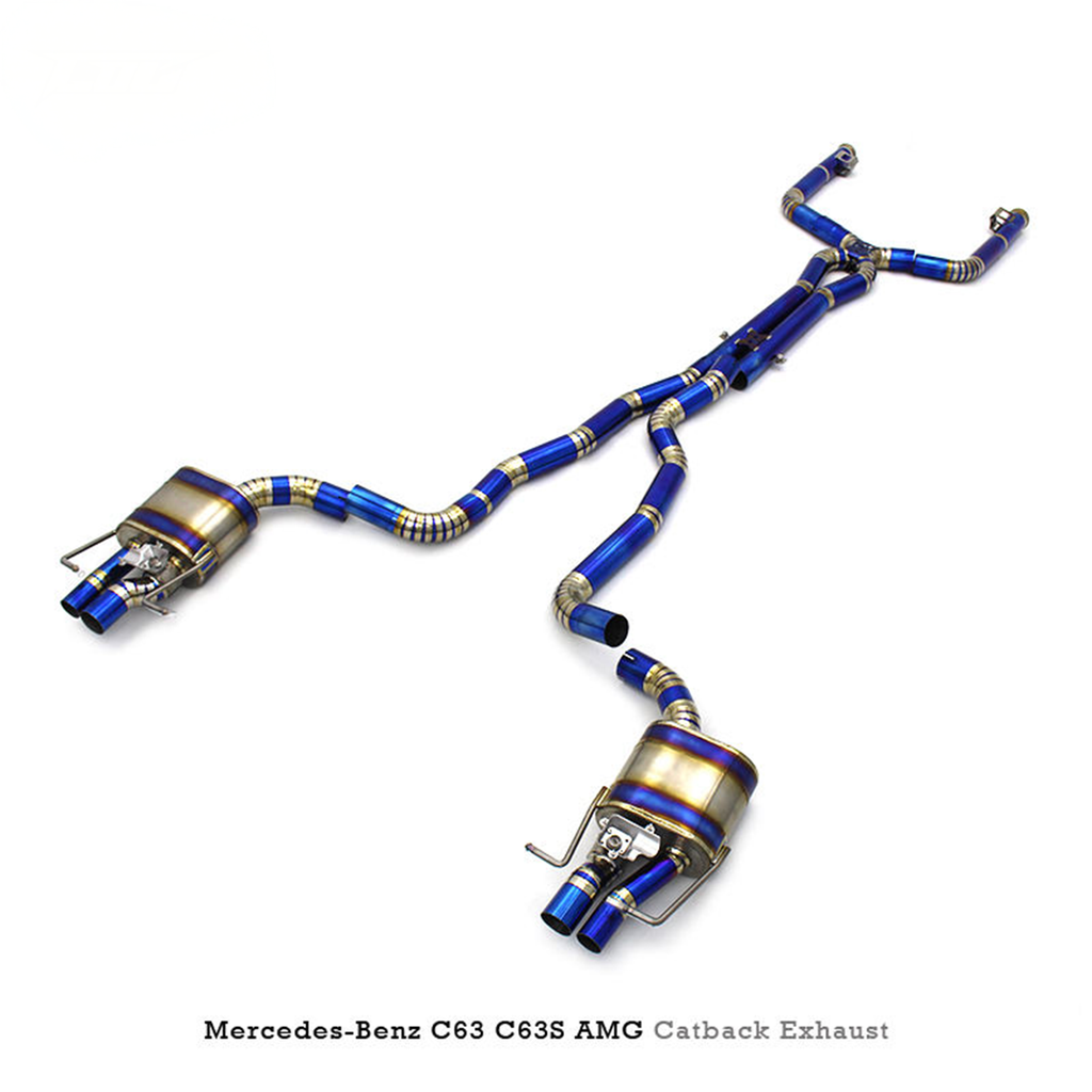 Titanium Catback Exhaust System for Mercedes Benz C63 AMG W205 4.0T