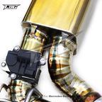 Titanium Catback Exhaust System Downpipes for Mercedes Benz G500 G550 W463