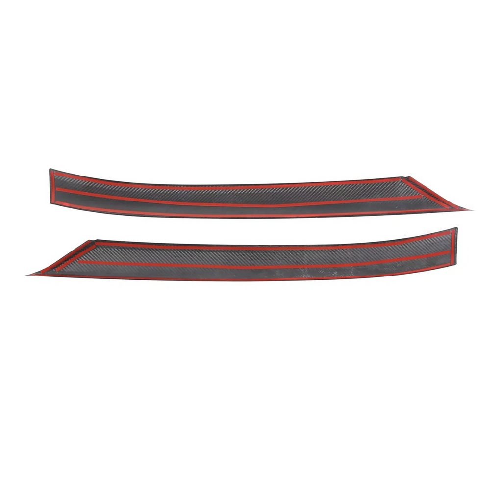 Dry Carbon Fiber A‑Pillar Cover Trim for Chevrolet Corvette C8