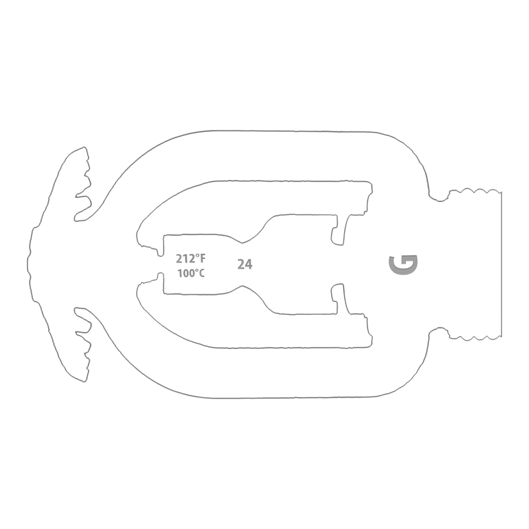 Reliable Model G Intermediate Pendent Sprinkler K8.0 3/4 Inch R1017