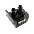 Billet Remote Oil Filter Relocation Mounting Bracket -10 AN with Pressure Port