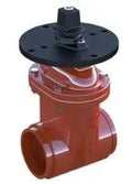 Resilient Wedge Non Rising Stem Gate Valve Grooved X Grooved Durable Design