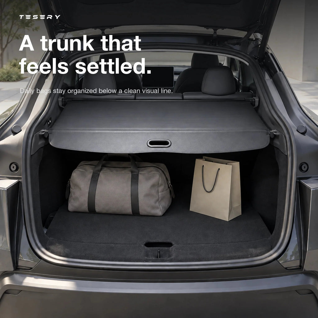 Retractable Cargo Cover for Model Y Juniper