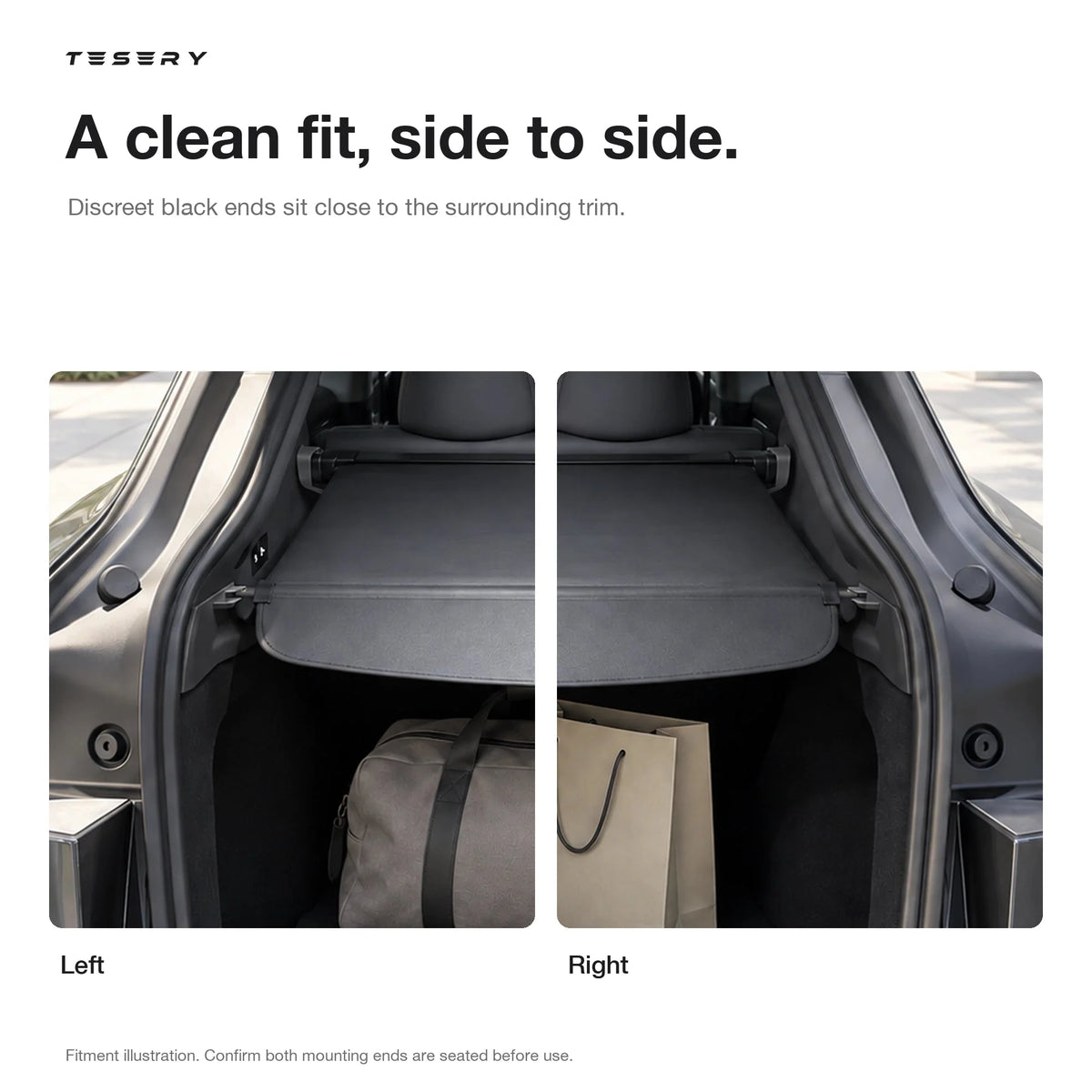 Retractable Cargo Cover for Model Y Juniper