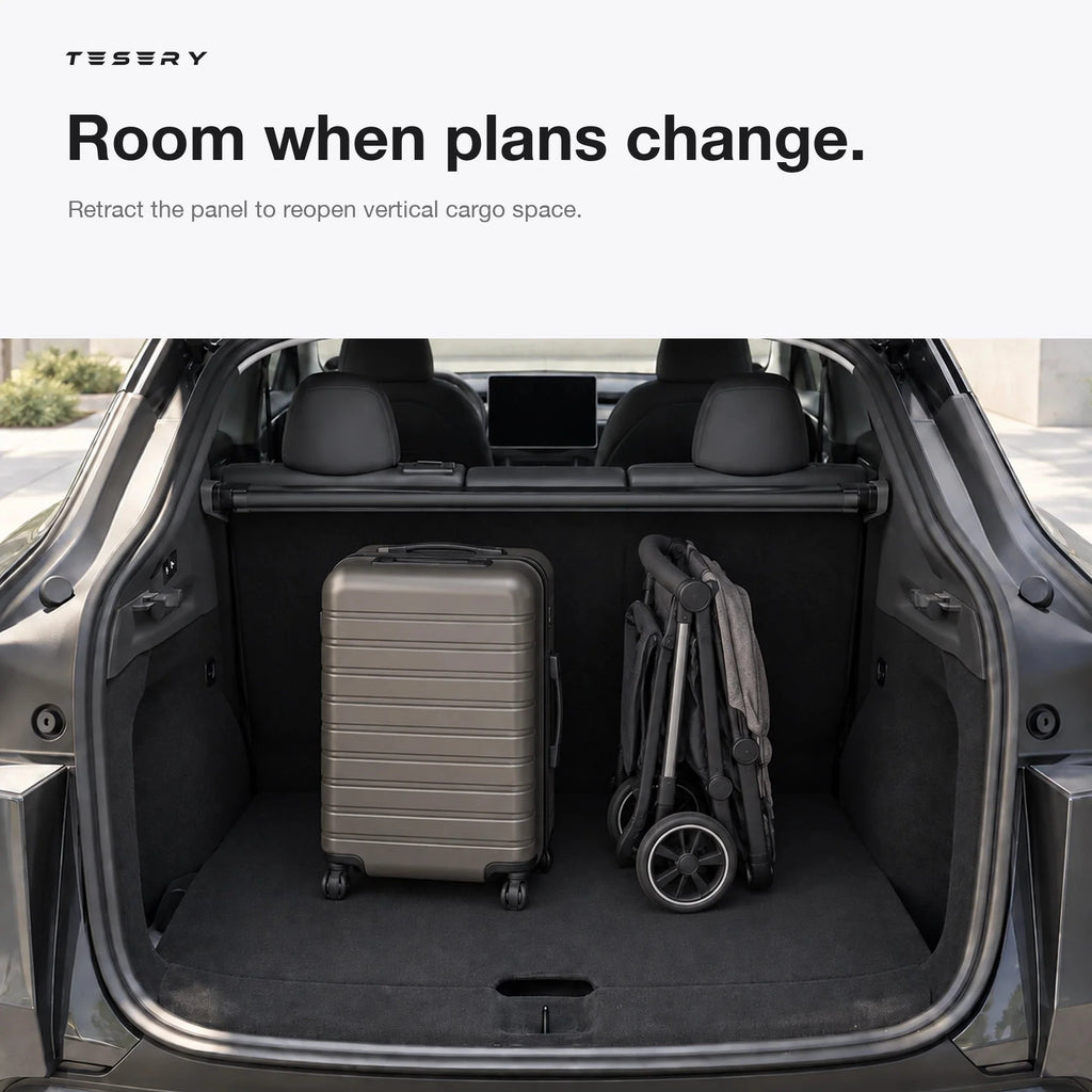 Retractable Cargo Cover for Model Y Juniper