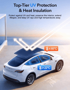 Glass Roof Sunshade for Tesla Model Y | TESERY