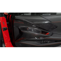 Dry Carbon Fiber Door Speaker Cover Trim for Chevrolet Corvette C8