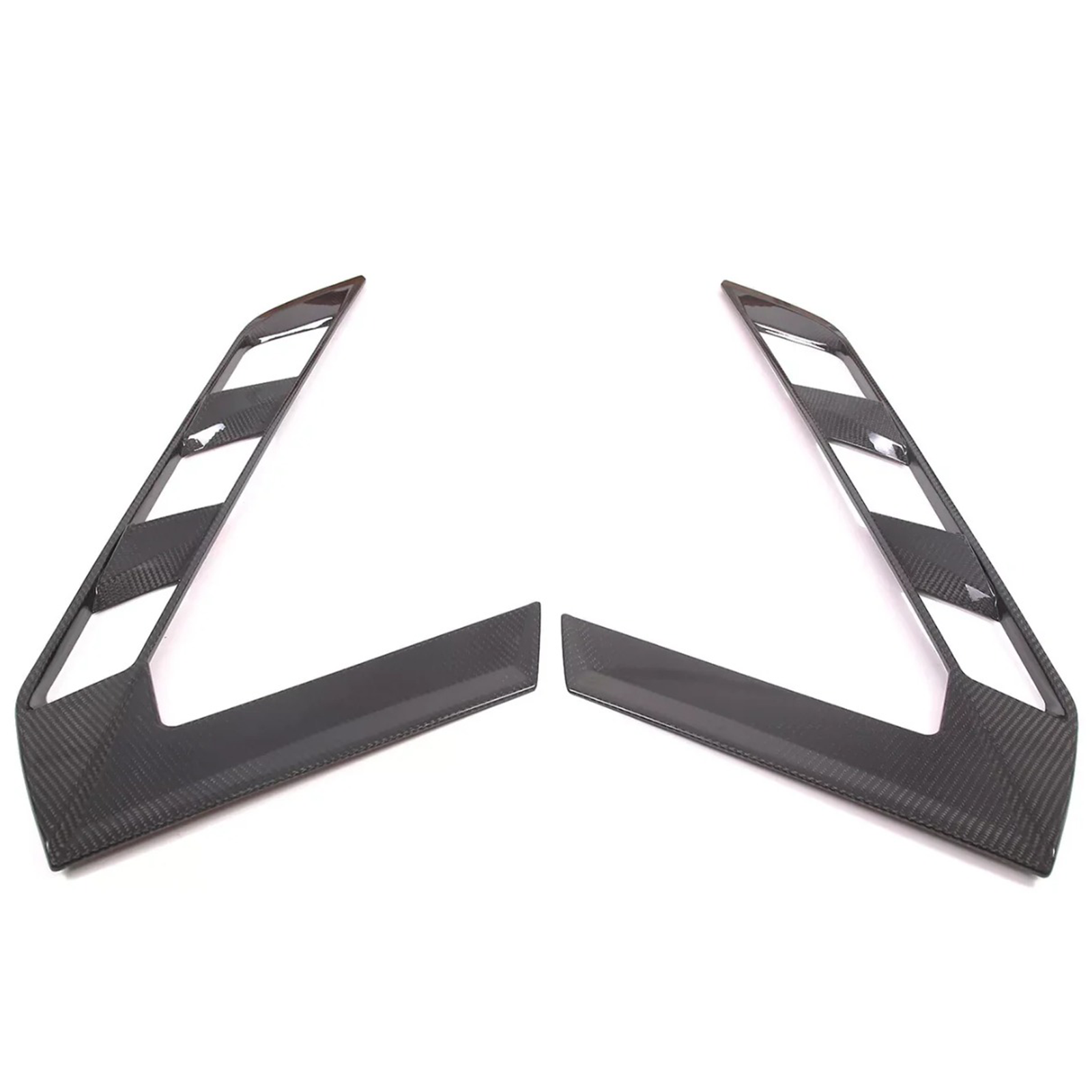 Carbon Fiber Rear Window Trim Cover Set for Chevrolet Corvette C8 Coupe