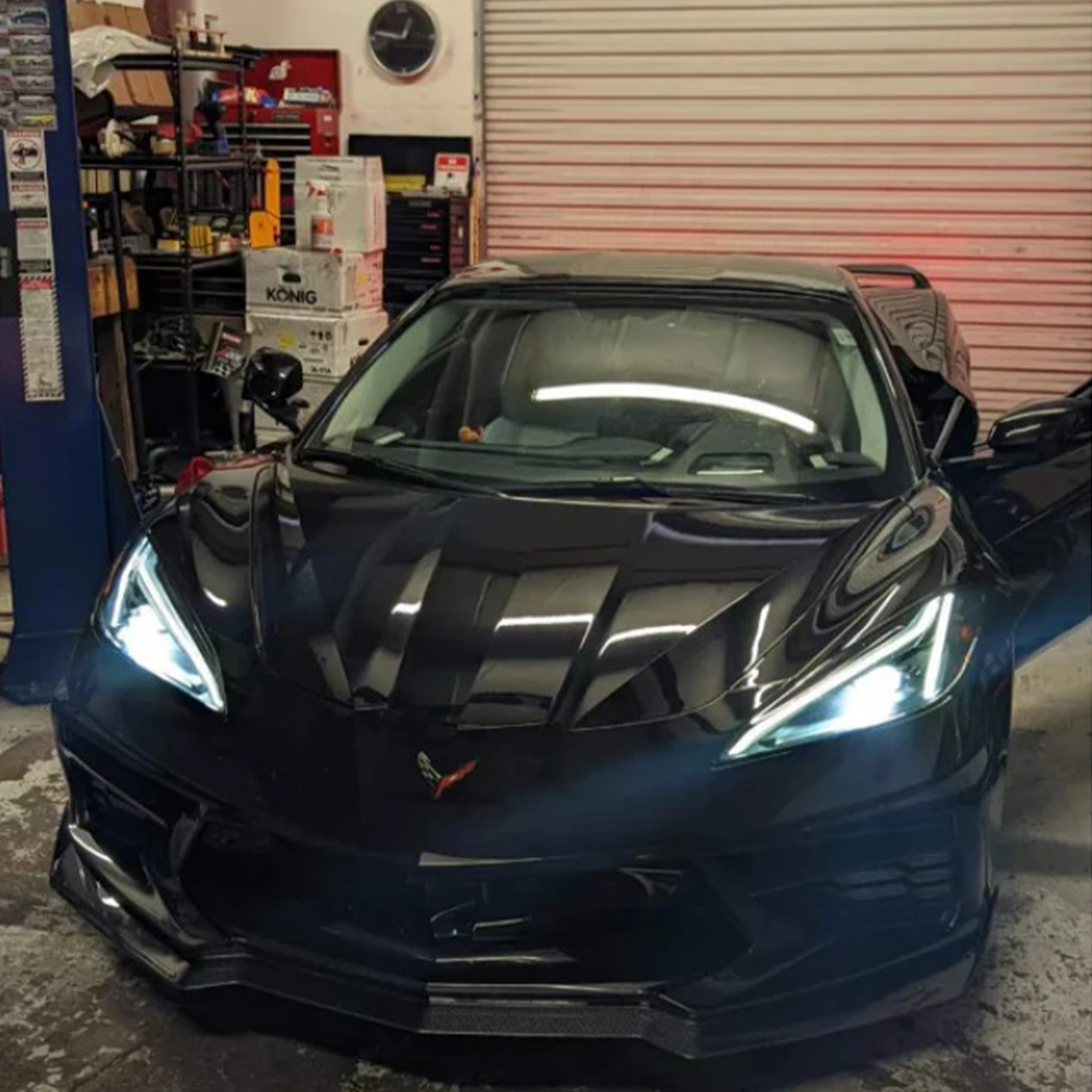 Dry Carbon Fiber Front Splitter Lip for Chevrolet Corvette C8 Z51