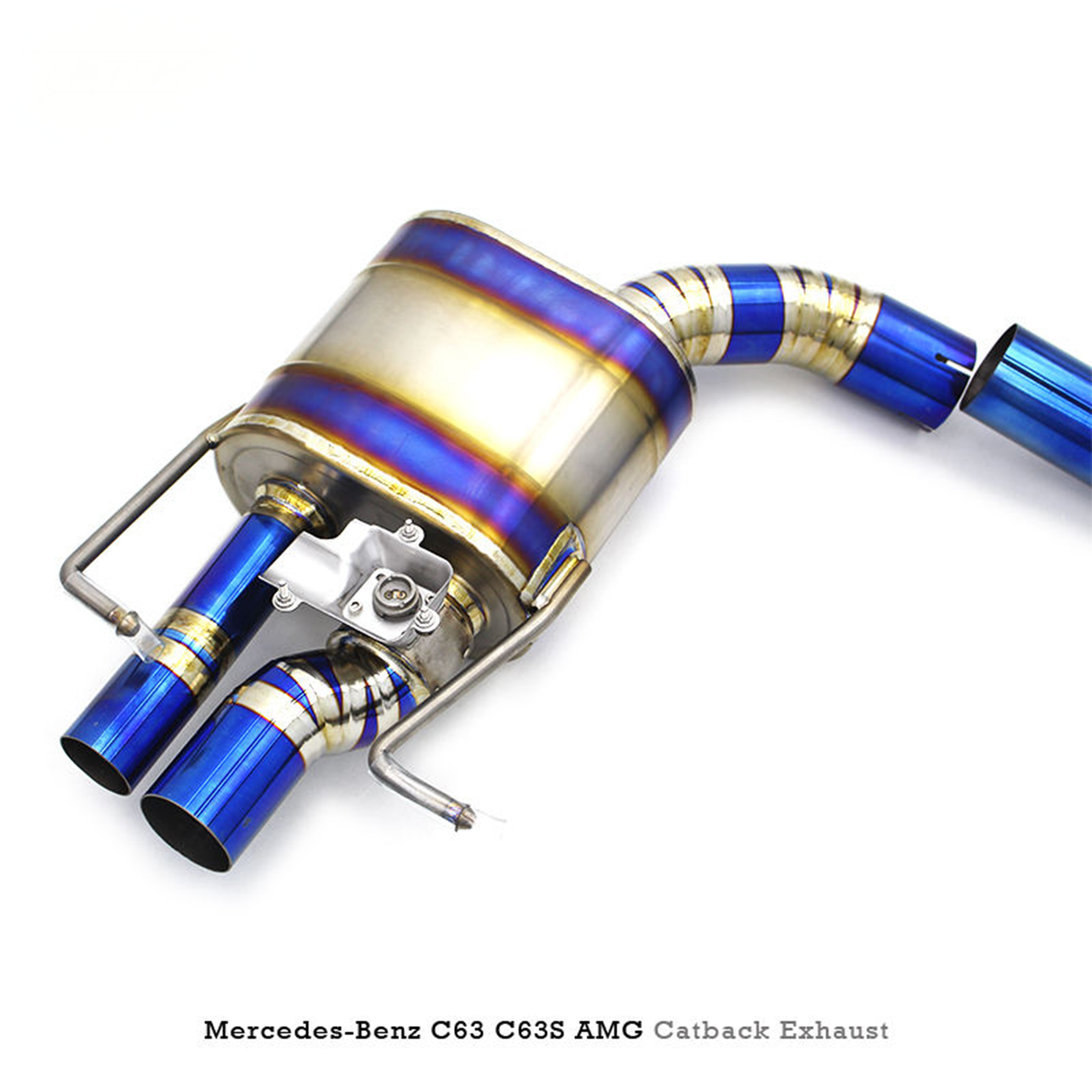 Titanium Catback Exhaust System for Mercedes Benz C63 AMG W205 4.0T