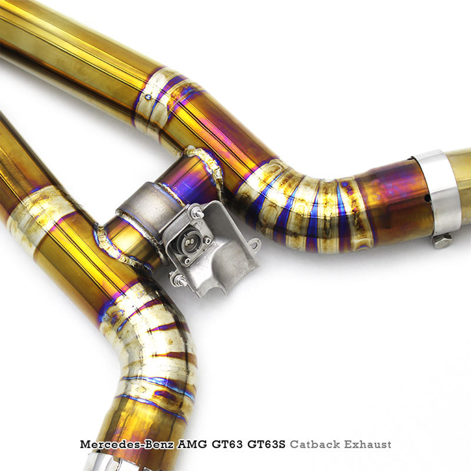 Titanium Valved Catback Exhaust System for Mercedes Benz AMG GT63 GT63S X290 4.0T
