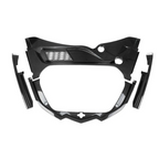 Dry Carbon Fiber Front Frunk Cover Trim Replacement for Chevrolet Corvette C8 Z06 Z51 Stingray