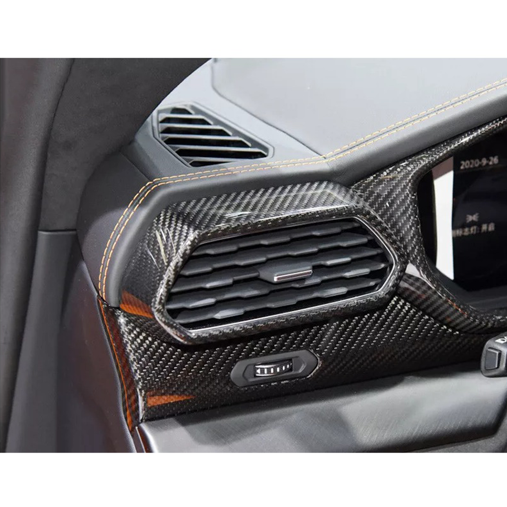 Dry Carbon Fiber AC Air Outlet Vent Cover for Lamborghini Urus