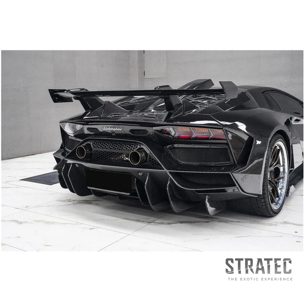 SVJ Style Full Carbon Fiber Aero Body Kit for Lamborghini Aventador LP700 LP740 LP750 Coupe