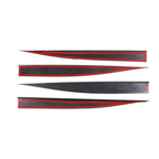 Carbon Fiber Side Skirt Trim Strip for Chevrolet Corvette C8 Stingray Coupe