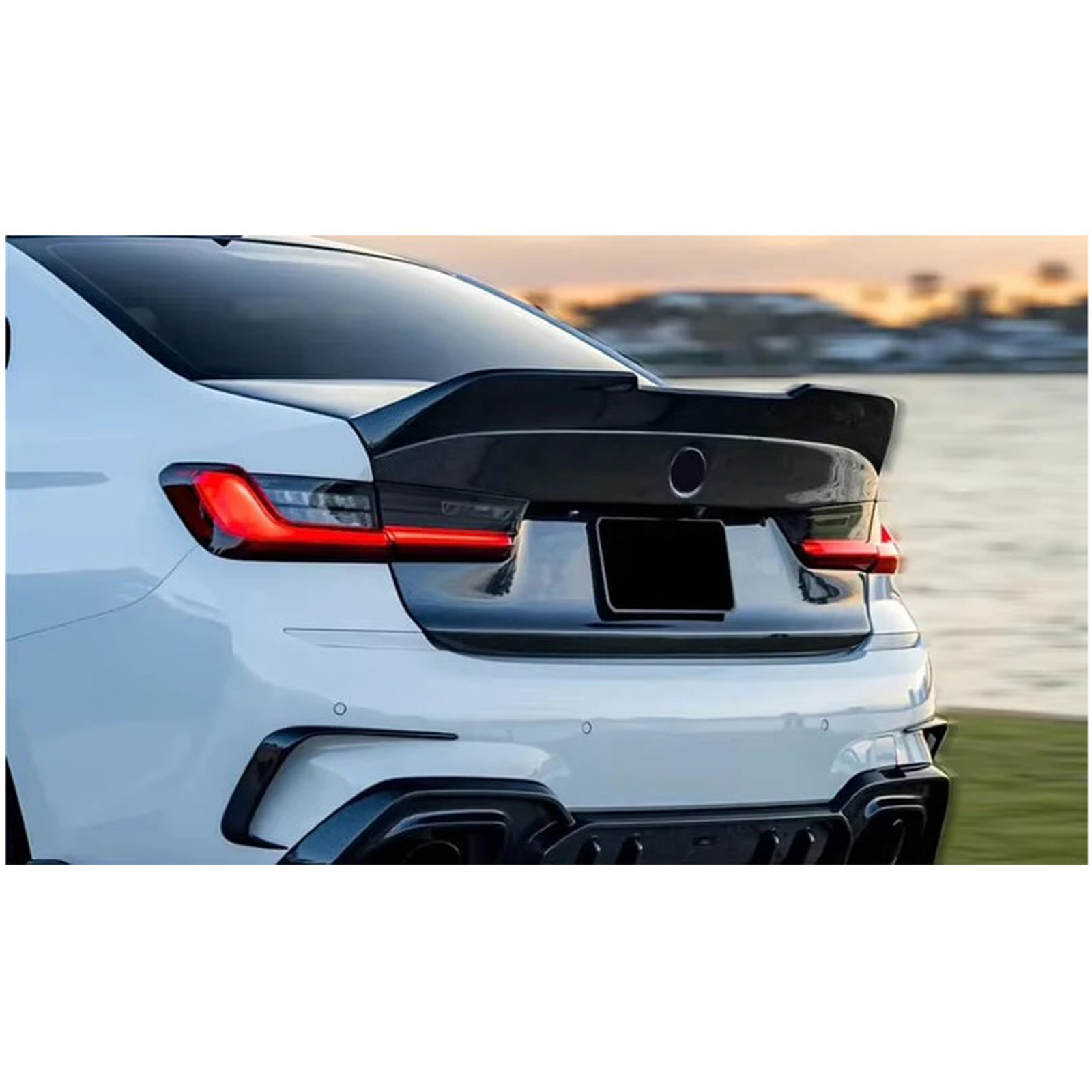 M Style Carbon Fiber Trunk for BMW G80 M3 G20 3 Series