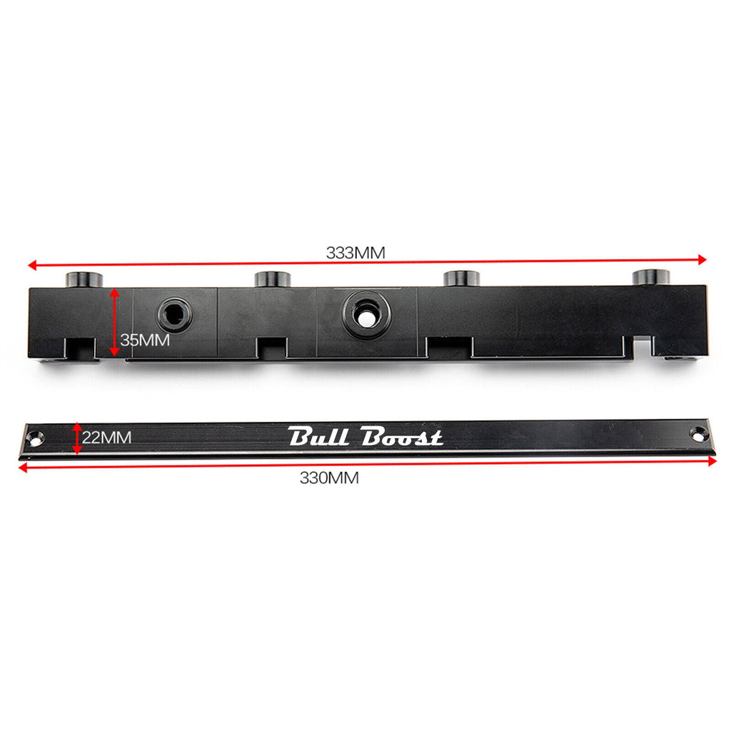 K-Series Billet Aluminum High Flow Fuel Rail K20 K24 2.0/2.4L Acura RSX Si Honda Civic KSwap